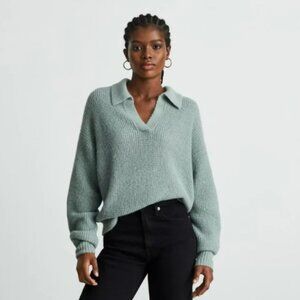 Everlane The Alpaca Polo Sweater